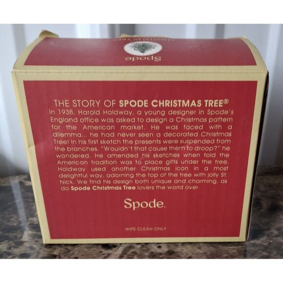 Spode Christmas Tree Spice Jars | Set of 2  | Made of Fine Porcelain | 4.5 Inch - Picture 2 of 13